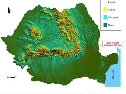 Figure  1  —  La  zone  d’étude  (Localisation  et  caractéristiques  de  la  zone  d’étude)  The  study  area  :  Localization  and  characteristics 