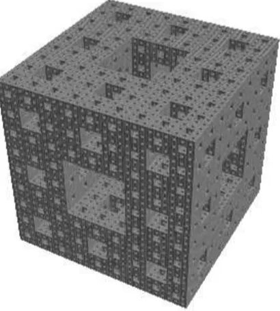 Figure 13: Menger sponge is 3-self-similar.