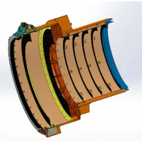 Fig. 2-2:  Cut view of the CHEOPS external baffle 