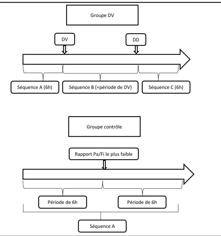 Figure 1 : protocole de l’étude et description des groupes 