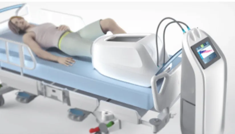 Figure 6 Enceinte mono‐patient jetable et  biodégradable. Utilisable pour 15 jours de  traitement 