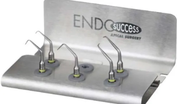 Fig. 4 : Kit Micro-Retro : Inserts Endosuccess Apical Surgery® (ACTEON, France) 