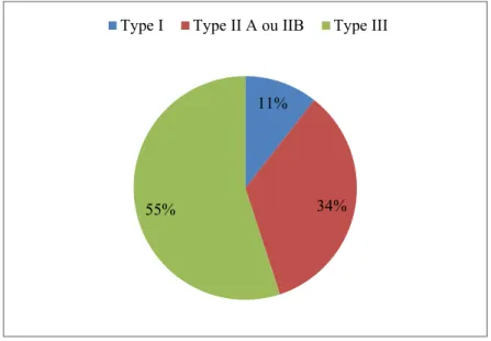 Figure 2- Répartition des types d’établissements des sages-femmes (n=122) 