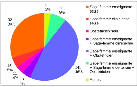 Figure 2 : Statut des enseignants