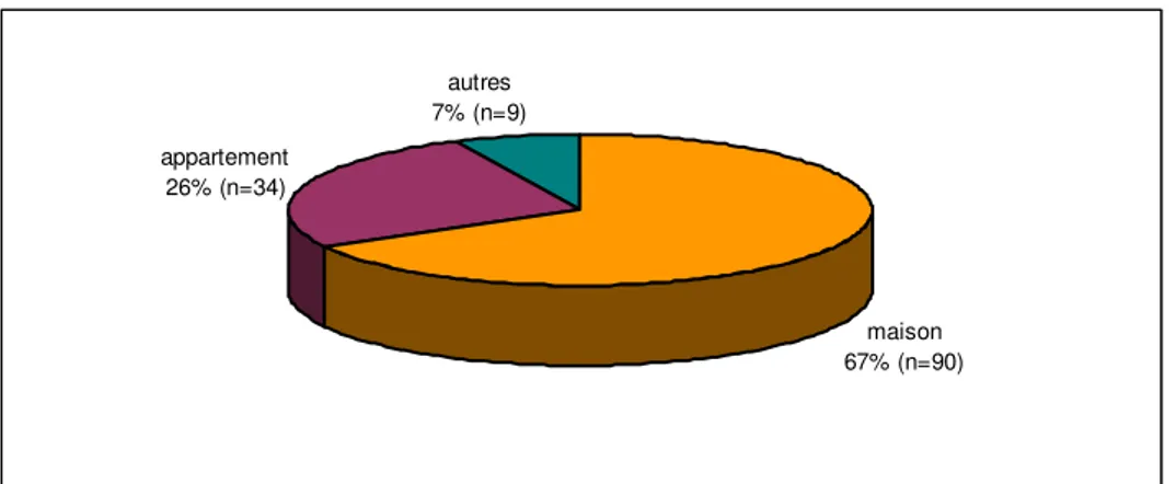 Figure 8 : types d’habitations des couples 