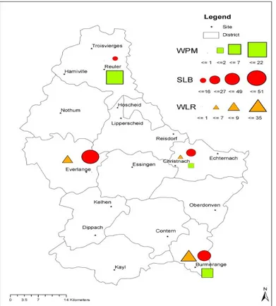 Fig. 5    Average disease severity (%) on the top two leaves (L2 and L1) during the 2003-2009 period for wheat powdery  mildew (WPM), septoria leaf blotch (SLB), and wheat leaf rust (WLR)