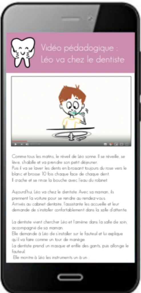 Figure 5 : Premier menu contenant la vidéo 