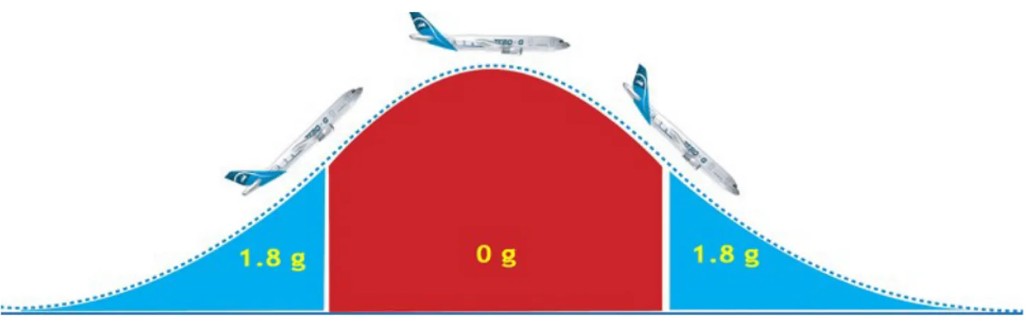 Figure 1 : Le principe du vol parabolique