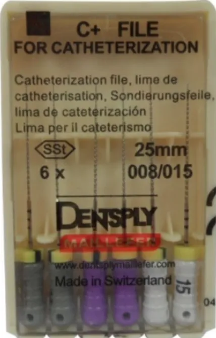 Figure 2 : Exemple de « lime de catheterisation » (Dentsply, Maillefer) (30) 