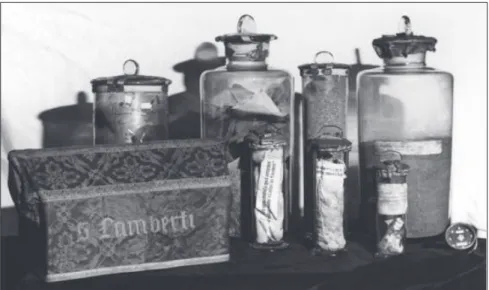 Fig. 4 – Les reliques de saint Lambert hors châsse.