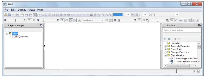 Figure 8 : Interface de « ENVI Classic » utilisée dans ce manuel 
