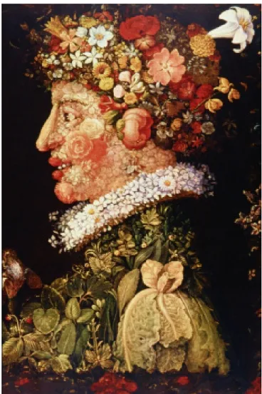 Fig. 2 :  Le Printemps, Arcimboldo (1563).