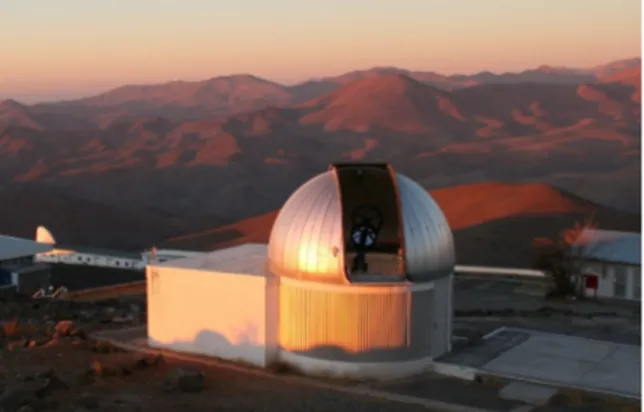 Figure 1. TRAPPIST at ESO la Silla Observatory 