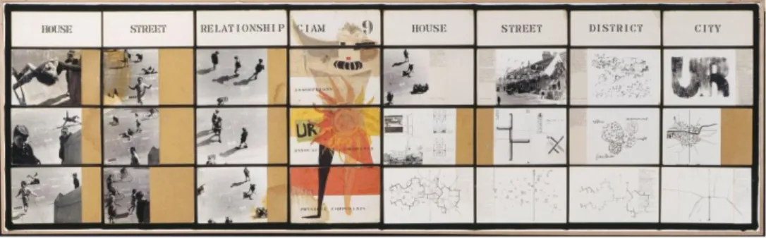 Figure 8 : Alison et Peter Smithson (Groupe Mars), Urban Re-identification Grid présentée au CIAM 9, Aix-en- Aix-en-Provence, 1953