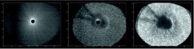 Fig. 11. One of the LGSs as seen on the patrol camera. This camera has a field of view of 1 arcmin and is used to acquire the lasers in a click-and-go procedure