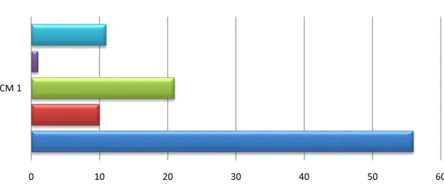Figure 1: Questionnaire, résultats question 1QCM 1