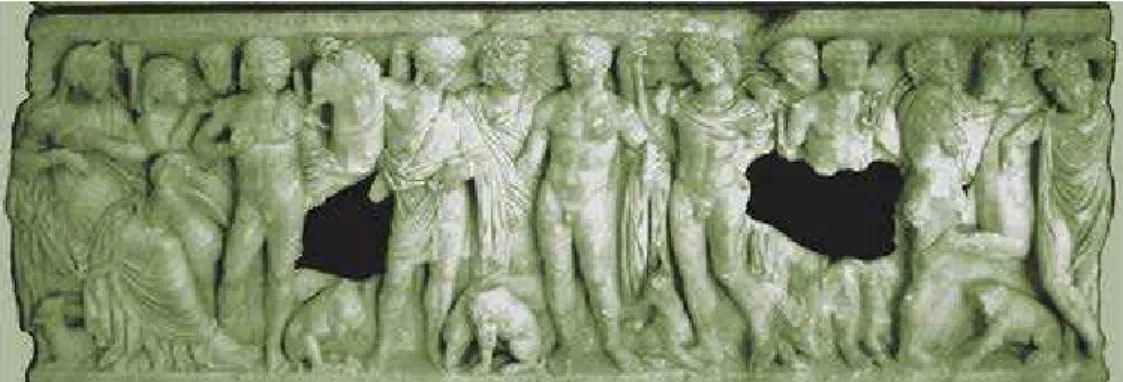 Figure 35 : tombeau romain, musée de l'Arles antique, III° siècle (photo : internaute Mbzt, Wikipedia) 