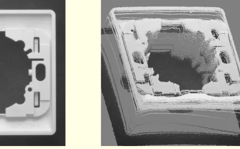 Figure 22: Une image et visualisation de la profondeur sous la forme d'une image 3D.