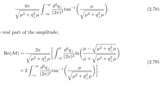 Figure 2.14: Cut in the studying diagram.
