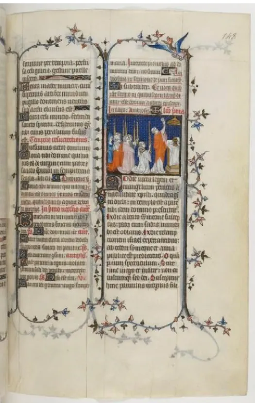 Figure  2.2 :  Élévation.  Bréviaire  dominicain,  Paris,  Bibliothèque  nationale de France, ms