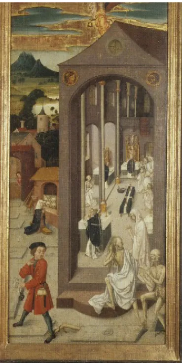 Figure  2.9 :  Retable  de  la  cathédrale  de  Berne  (détail),  1505.  D’après  Jacqueline  E