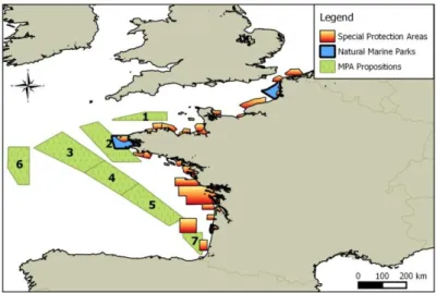 Fig. 11. – Marine Protected Areas used for the assessment (provided by MPA Agency).   