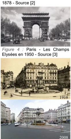 Figure  4  :  Paris  -  Les  Champs  Elysées en 1950 - Source [3] 