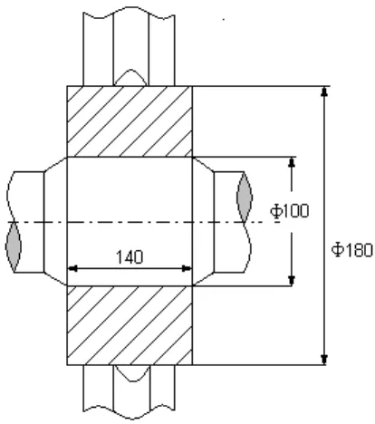 Figure 1  Arbre Ac50 − 2 - moyeu F t20