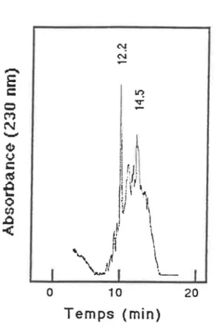 Figure  4:  CLHP  analytique  de  ET-1  post-clivage. 