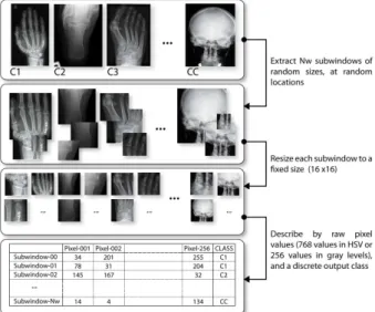 Fig. 6. ET-DIC. Training one tree (left), prediction with an ensemble of trees (right).