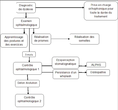 Figure 4. Schéma d’une prise en charge initiale (QUERCIA, 2008). 