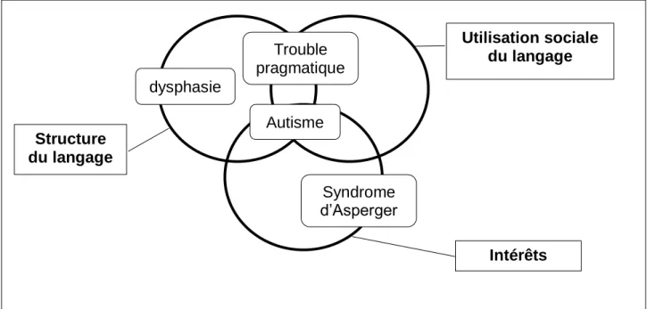 Figure 2 : Catégories cliniques selon le modèle proposé par Bishop (2000). Maillart, 2003