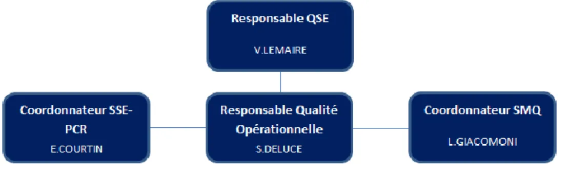 Figure 5 : Organisation SSEQ-RP de la DIRMAN 