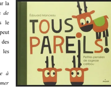 Figure 8: Couverture de l'album &#34;Tous pareils&#34;, d'Edouard Manceau