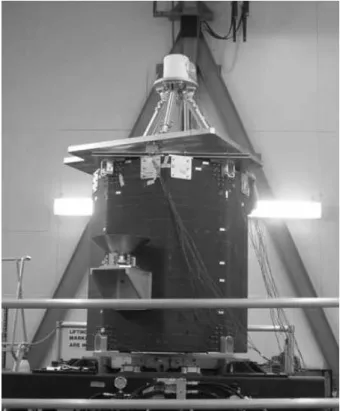 Figure 1: Picture of the SmallSat spacecraft and of the real WEMS device.