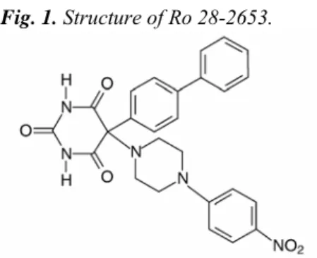 Fig. 1. Structure of Ro 28-2653. 