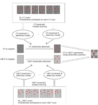 Figure 2: Representation of our CT-to-CBCT registration algorithm.