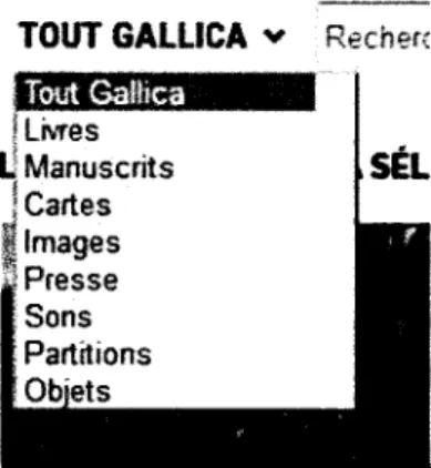 Figure 5:  Typologie  Gal/ica 