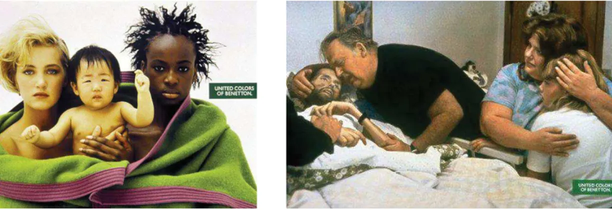 Figure 10 : Benetton, 1990 Figure 11 : Benetton, 1992