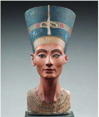 Fig. 1: the so-called Berlin bust of Nefertiti (ÄM 21300; H. 49; W. 24.5; 