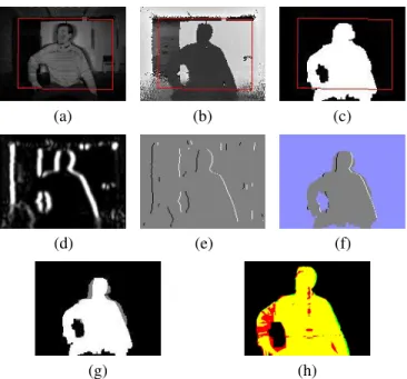 Figure 5. Correction to the persistence effects. Pixels in red are those detected as being affected by persistence