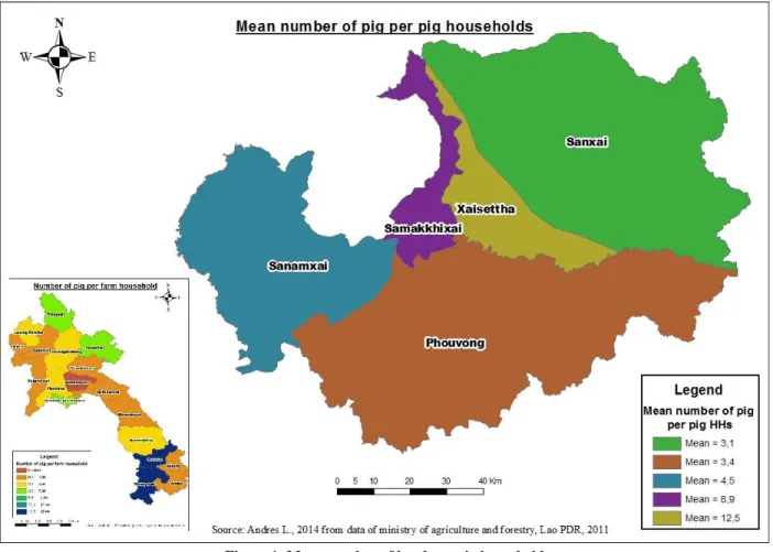 Figure 1: Mean number of head per pig household 