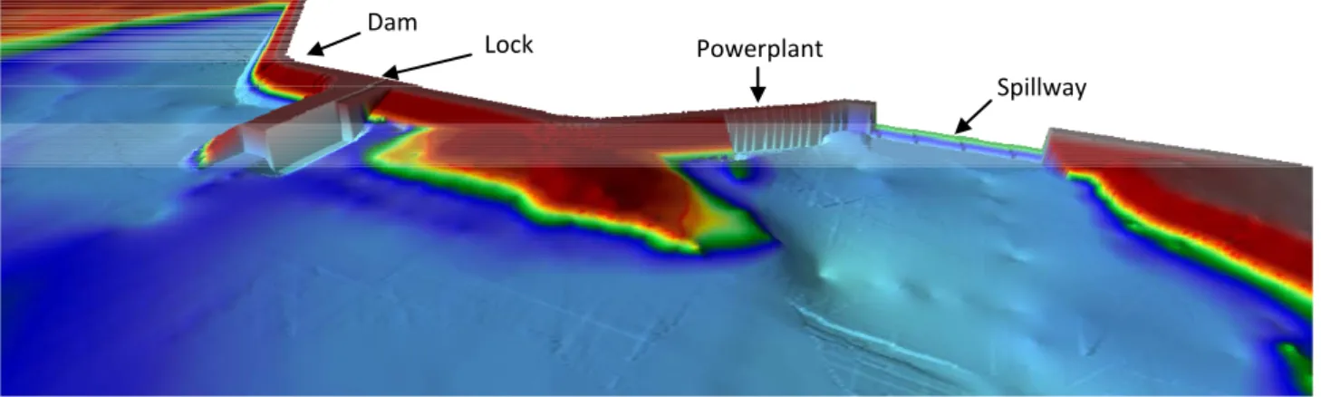 Fig. 1 – 3D numerical view of the Taoussa Project 
