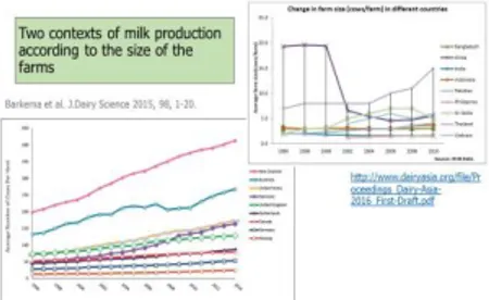 Fig  2.  Milk  production  according  to  the  size  of  herd  