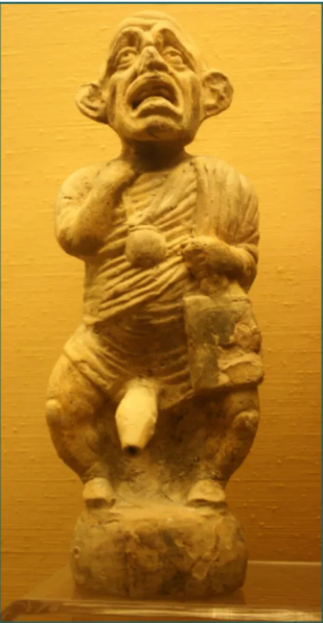 Figure 4: So-called “Morio” terracotta vase,  from Herculaneum – 1st c. A.D. – National  Archeological Museum of Naples – Photo by  S