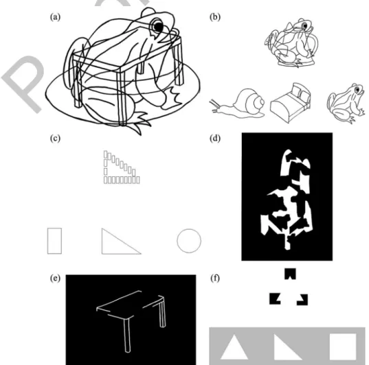 Figure 3. Examples of items found in the subtests for the intermediate processing stage