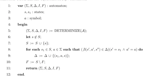 Figure 6.13: Complement of an automaton.