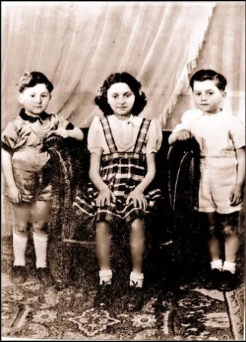 Fig. 6 – Les enfants Malmed en 1943