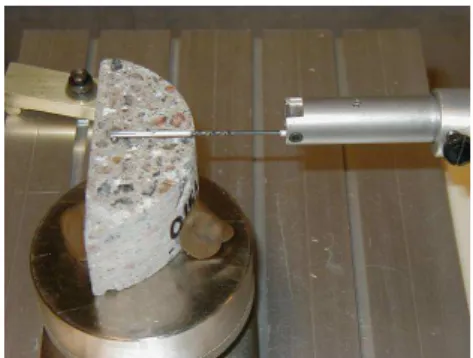 Figure 4.  Stylus walking on the concrete surface. 