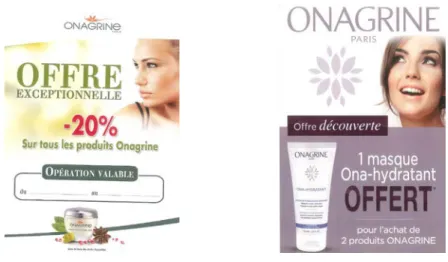 Figure 12: Evolution des promotions Onagrine 
